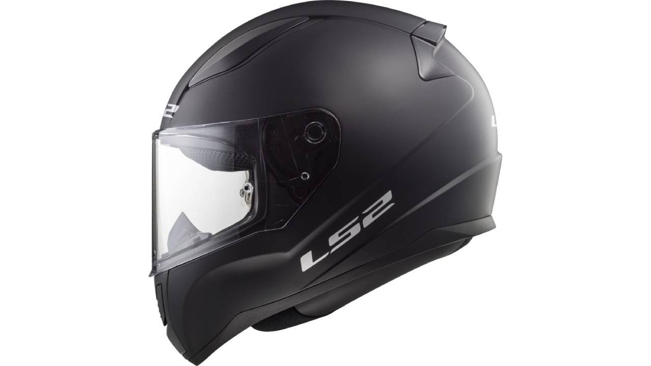 LS2 Casco integral de moto Rapid negro mate